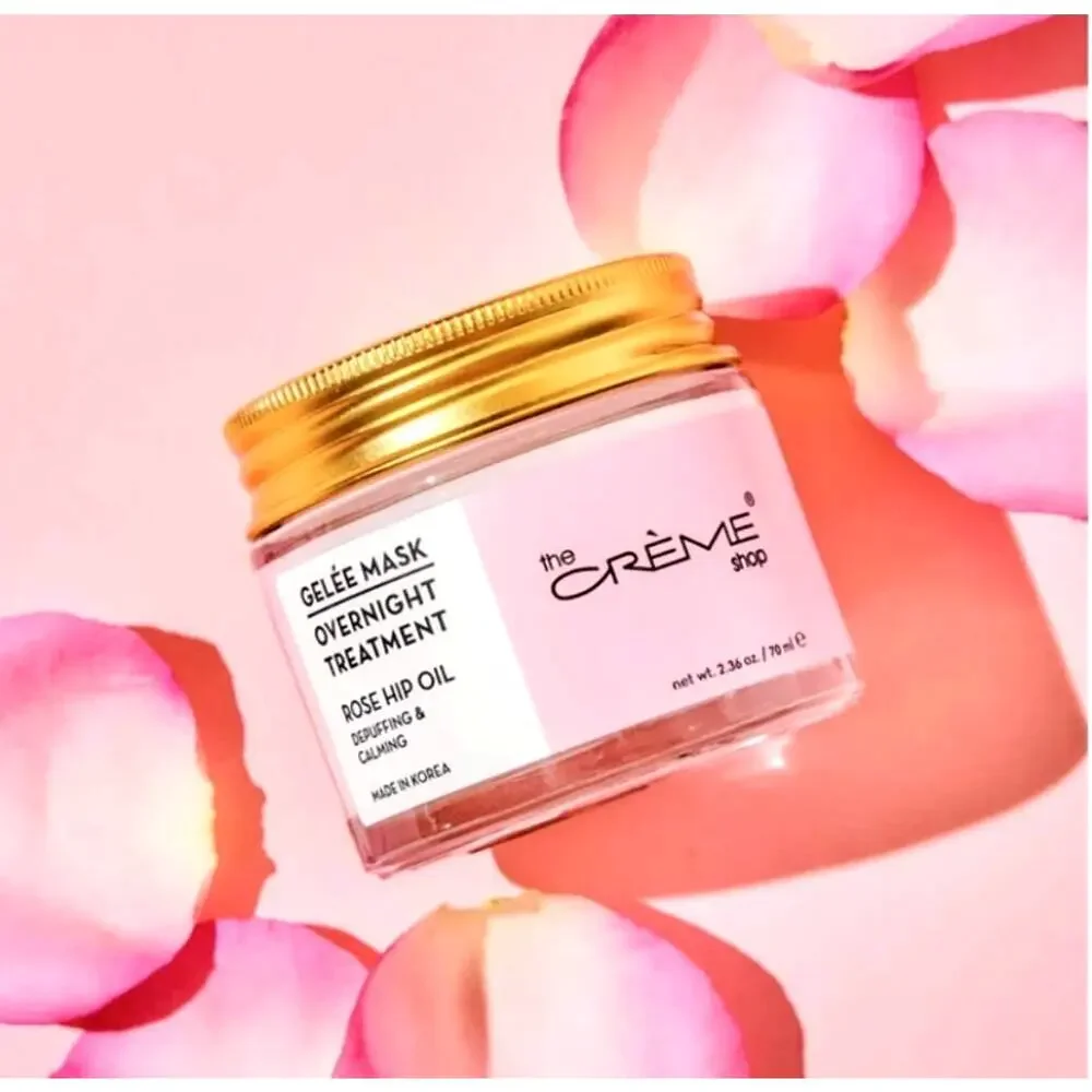 The Creme Shop Gelee Mask Overnight Treatment Rose Hip Oil